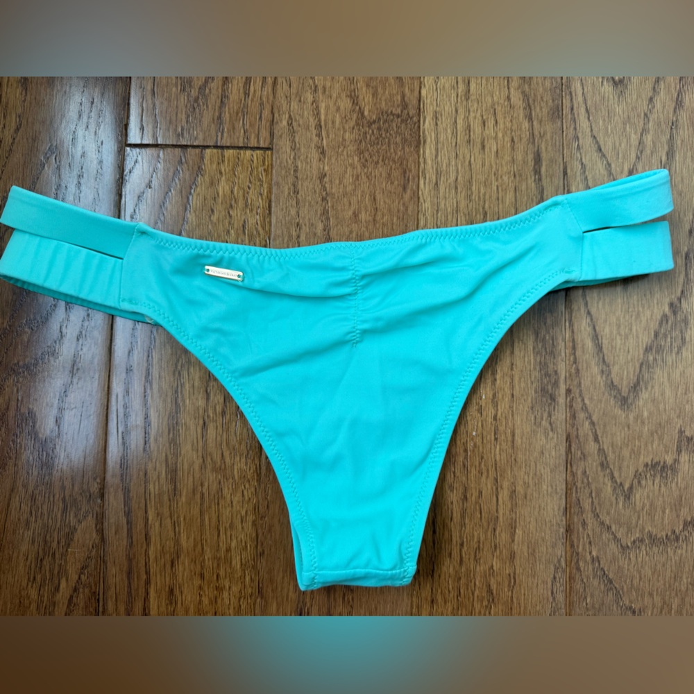 Rare Victoria's Secret Aqua Hottie Push Up Bikini Top and Matching Itsy Bottoms - Picture 9 of 10